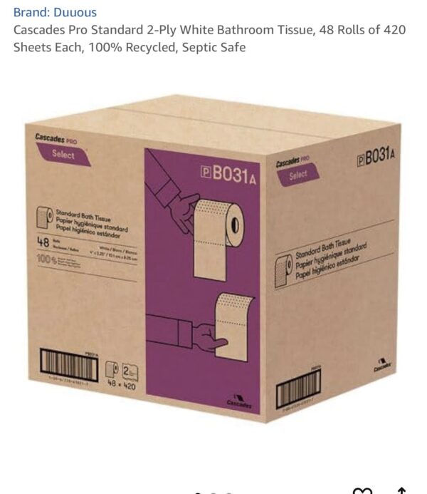 Bathroom tissue paper
