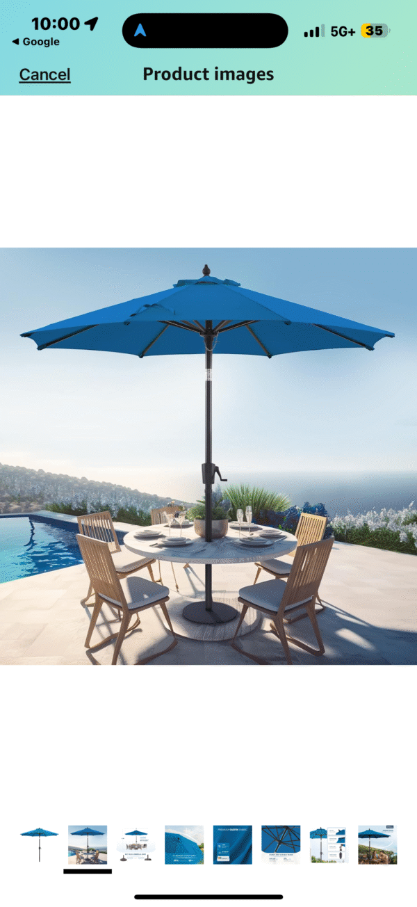 Patio umbrella